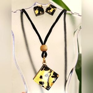 murano jewelry set *new
